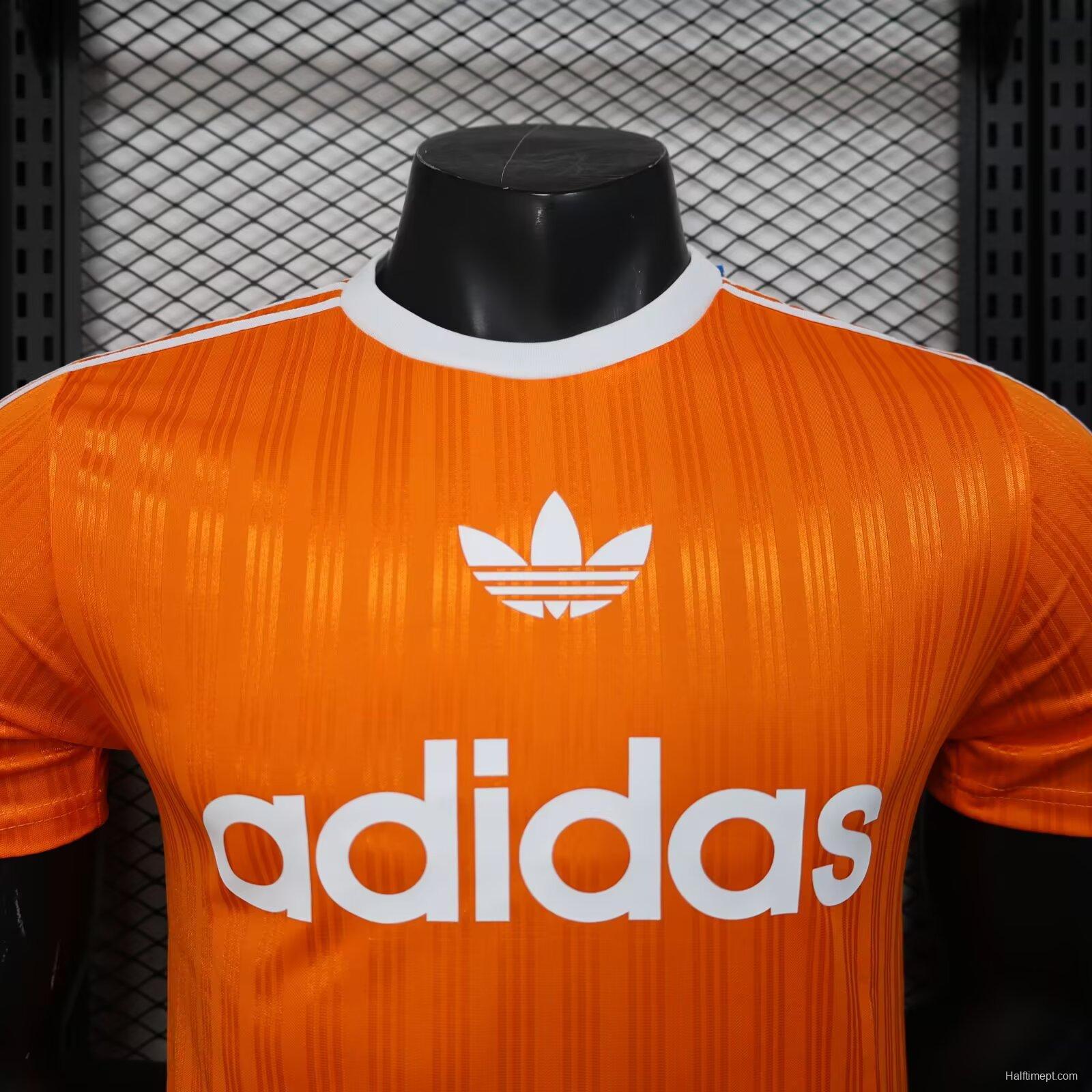 Player Version 2025 Adidas Original Orange Jersey