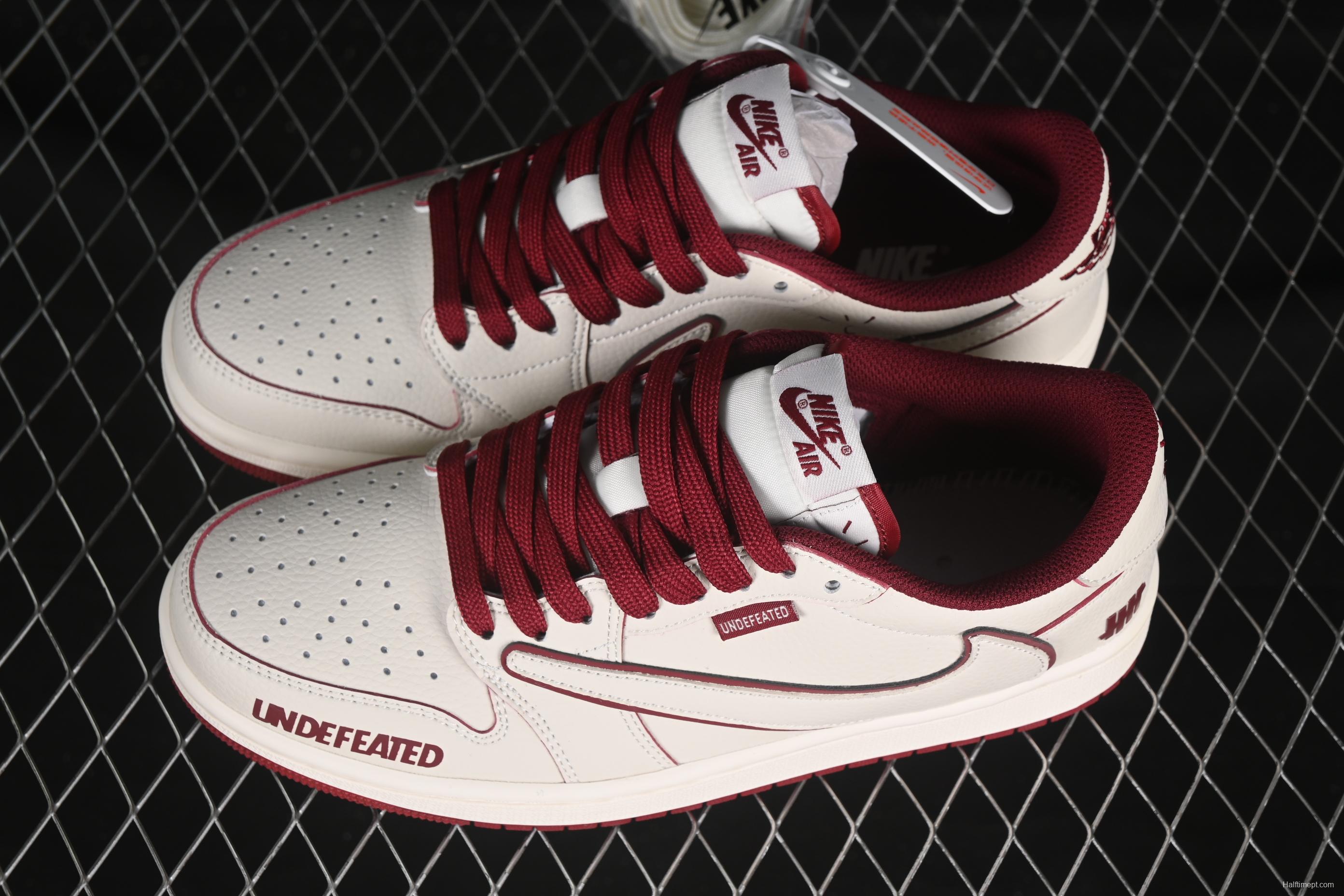 Nike Travis Scott x Fragment Design x Air Jordan 1 Low OG SP Casual Sneakers - DF1845-536