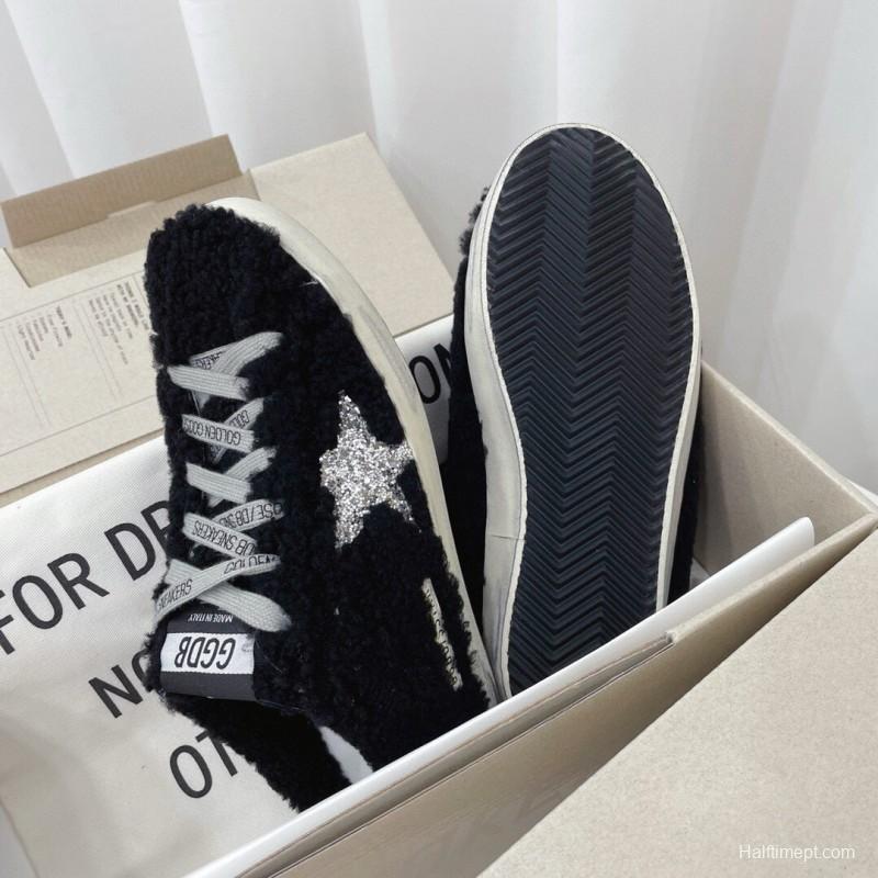 2024 GGDB Black Fur Slippers MJ00280