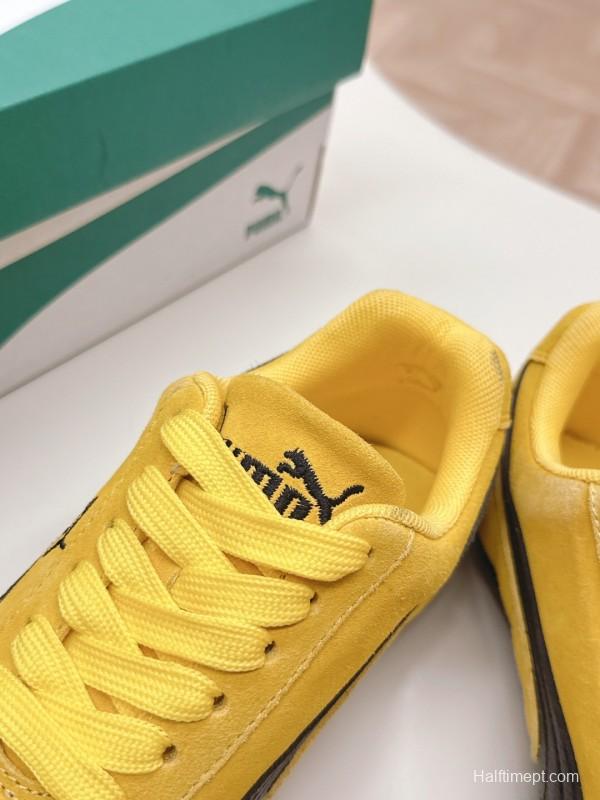 2025 Women Puma Yellow Suede Speedcat Sneakers LY00280