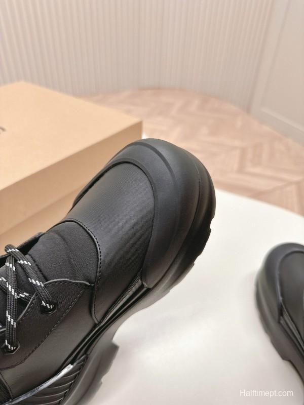 2024 Women UGG Black Suede Snow Boots High Top Lace-Up MJ00320