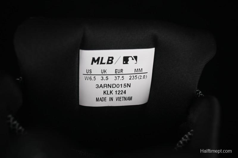 New York Yankees MLB Dome Runner Thick Sole Hollow Out Height Increasing Casual Running Shoes - 3ARND015N50BKS