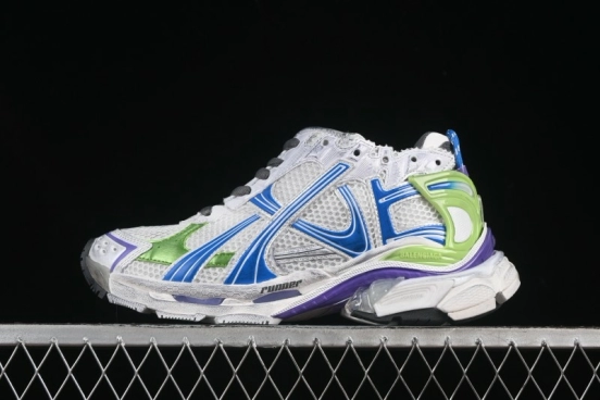 Balenciaga Runner Kith Four Color Retro Casual Shoes - W3RMU9043
