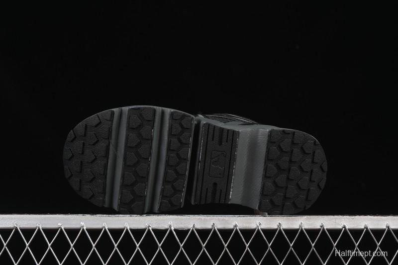 New York Yankees MLB Dome Runner Thick Sole Hollow Out Height Increasing Casual Running Shoes - 3ARND015N50BKS