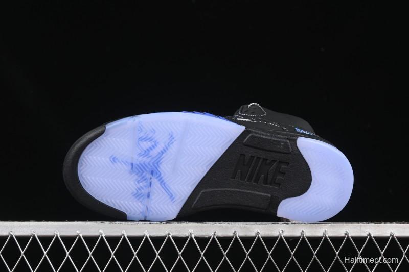 Nike Awake NY x Air Jordan 5 Black Metallic Basketball Shoes - DV4982-004