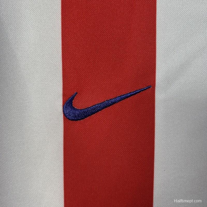 02/03 Retro Atletico Madrid Home Jersey