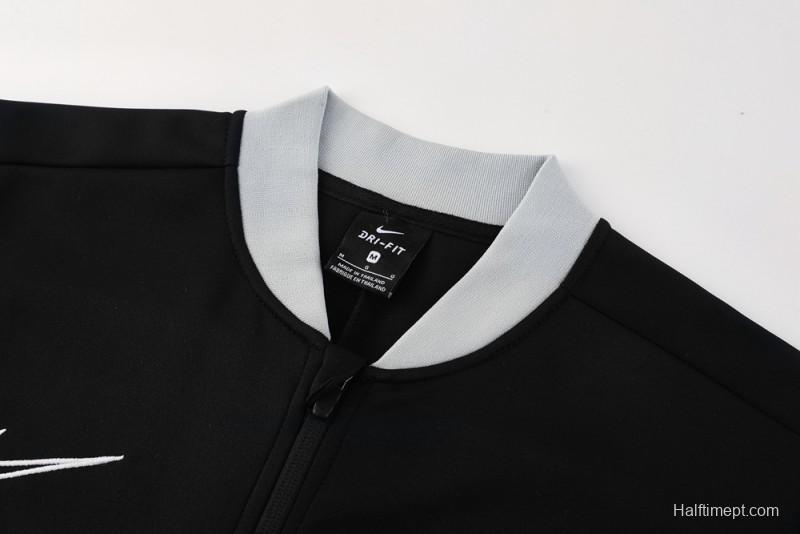 2025 NIKE Black Full Zipper Jacket + Long Pants