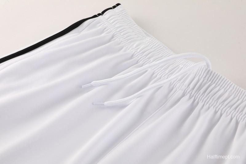 2025 Adidas White Short Sleeve Jersey+Shorts