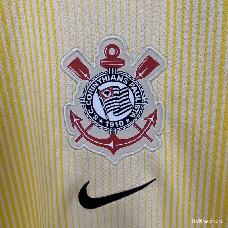 2025/26 Corinthians Yellow Goalkeeper Jersey