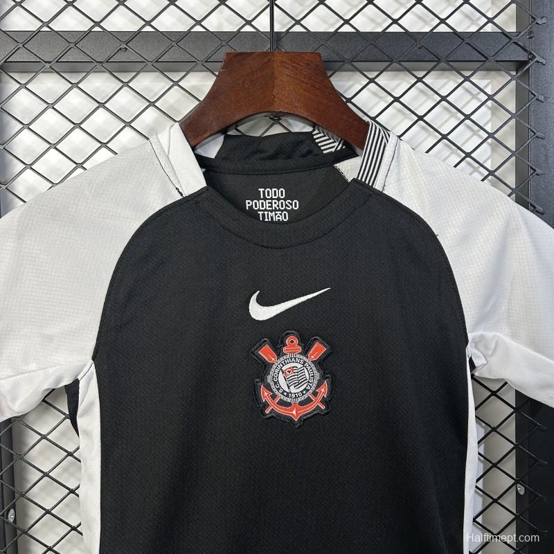 25/26 Kids Corinthians Home Size 16-28 Jersey
