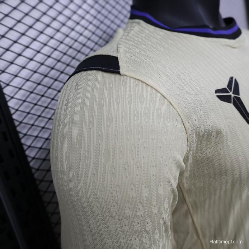 Player Version 25/26 Barcelona  Away Long Sleeve Jersey