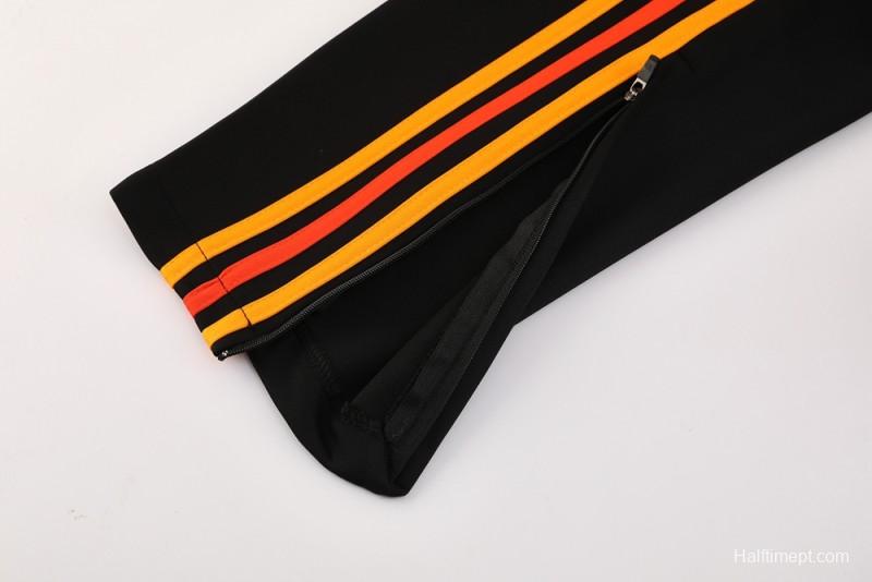 25/26 Arsenal Black Full Zipper Jacket + Long Pants