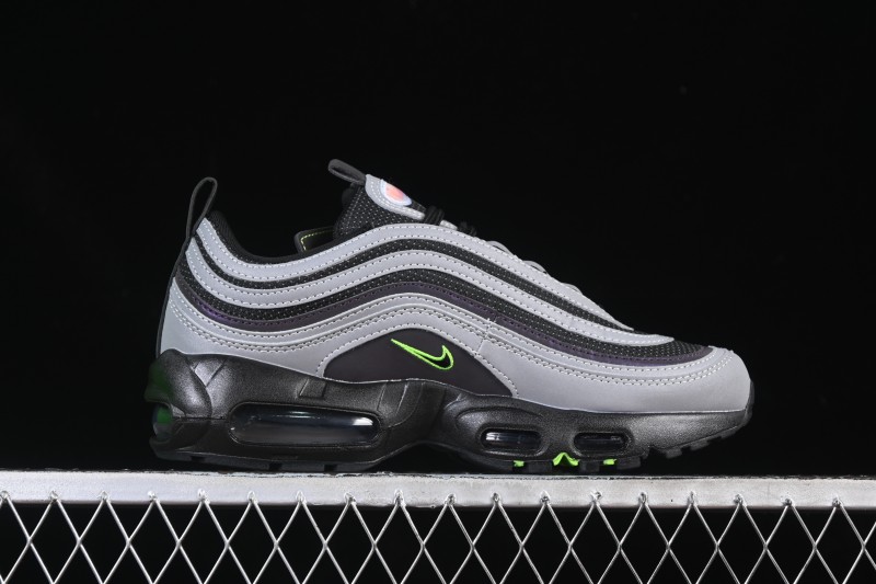 Nike Air Max 95/97 Thunder Retro Running Shoes with Full-Sole Air Cushion - IM2174-001
