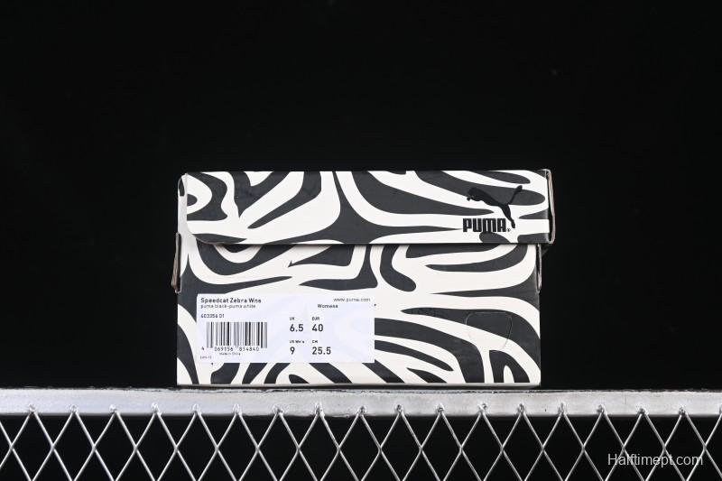 Puma Speedcat Zebra Low-Top Lifestyle Casual Shoes - 403356-01