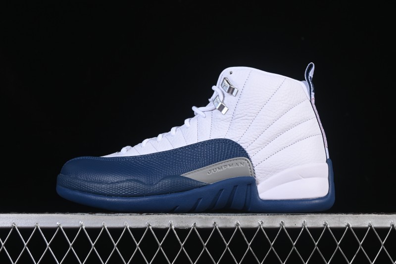 Nike Air Jordan 12 Retro French Blue And White Basketball Shoes - CT8013-114