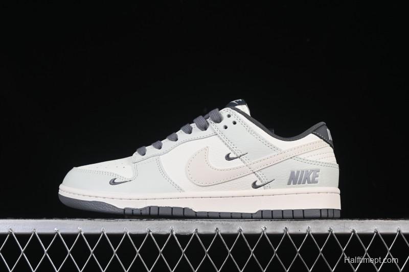 Nike SB Dunk Low Anniversary High-End Custom Mint Gray Low-Top Casual Skate Shoes - JP1628-056