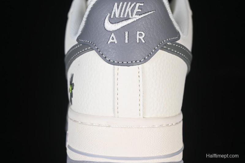 Nike Air Force 1 '07 Low Supreme Graffiti Beige Swoosh Casual Sneakers - QW5606-272