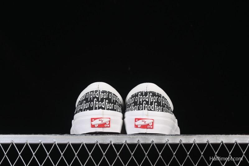 Vans Era 44 Low-Top Casual Skate Shoes with All-Over Logo Print - VN0A3MQ5PZP1