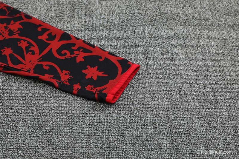 25/26 Liverpool Red Camouflage Half Zipper Jacket+Long Pants