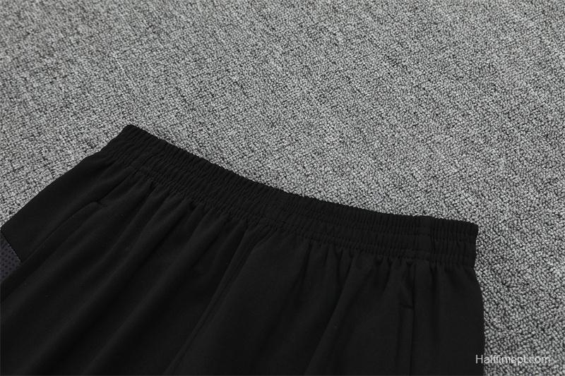 25/26 AC Milan Black Camouflage Half Zipper Jacket+Long Pants