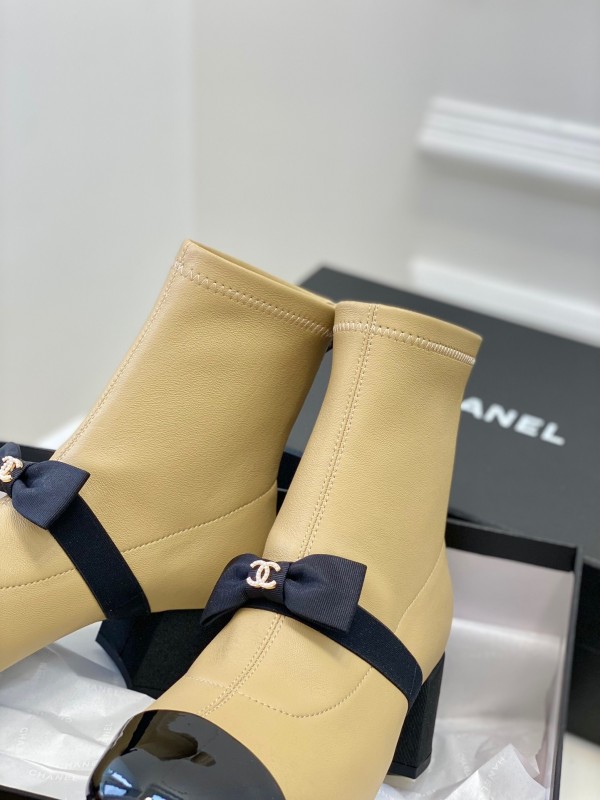 Chanel 2025/SS Bow Mary Jane Ankle Boots - LY00320