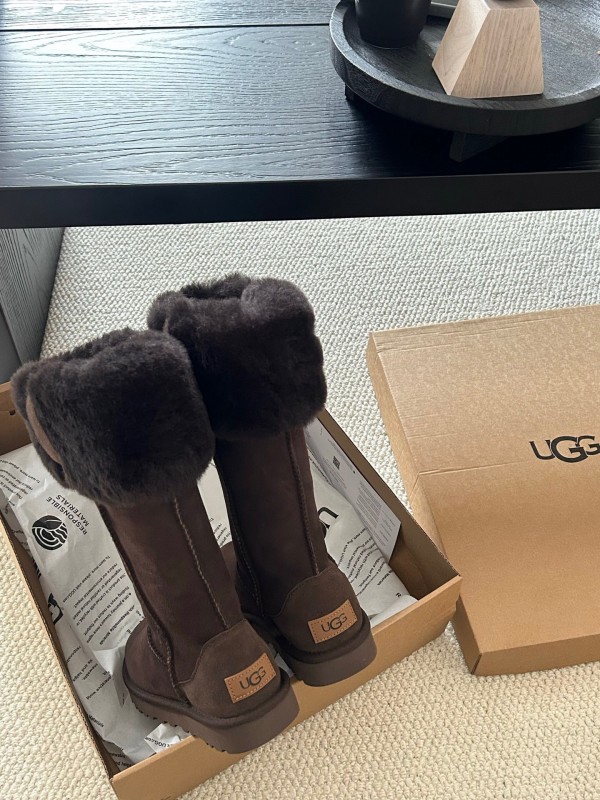 UGG High Boot Snow Boots with Fur Collar - AS00370
