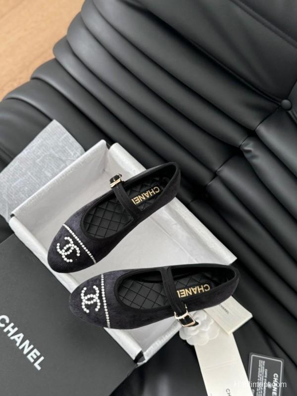 Chanel 2025 SS Runway Mary Jane Flats - LY00300