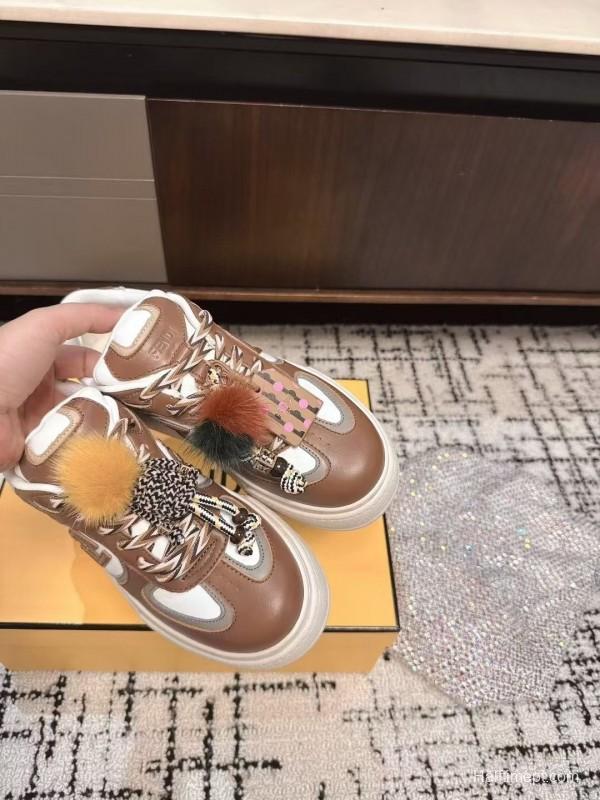 Fendi Match Series Platform Sneakers - KFY00320