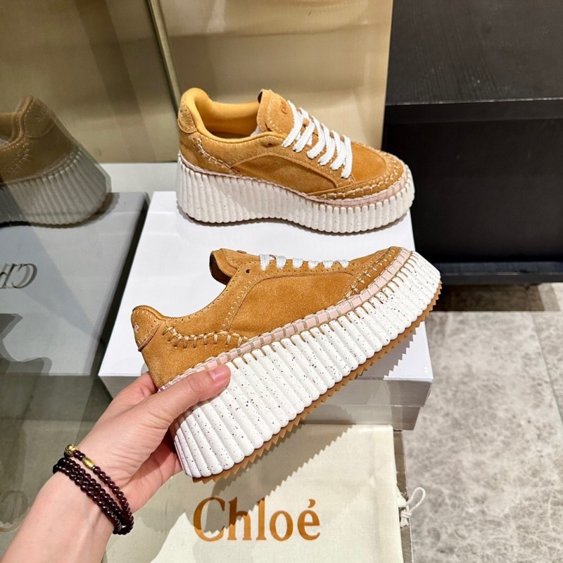 Chloe 2025/SS Hand-Stitched Casual Shoes - LY00350