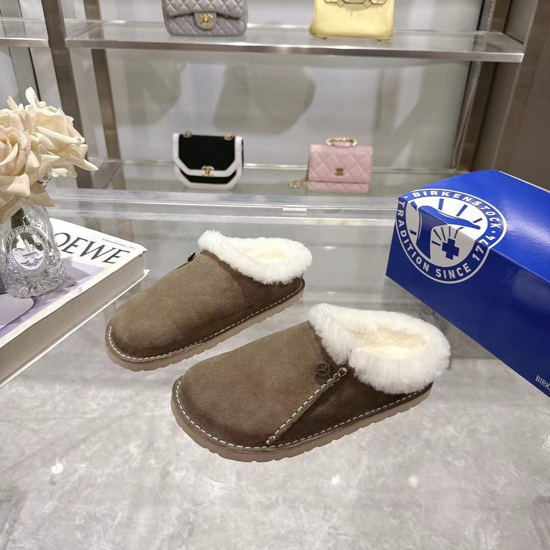 Birkenstock 2025 SS Japan Limited Edition Unisex Sandals with Suede Upper and Wool Lining - LY00250