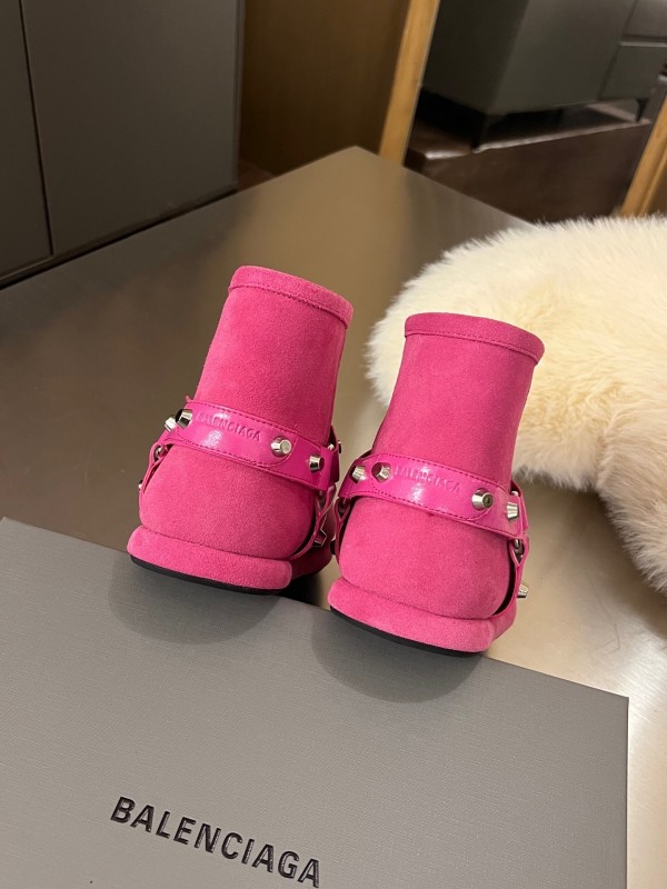 Balenciaga Fall Winter New Buckle Studded Snow Boots - LY00300