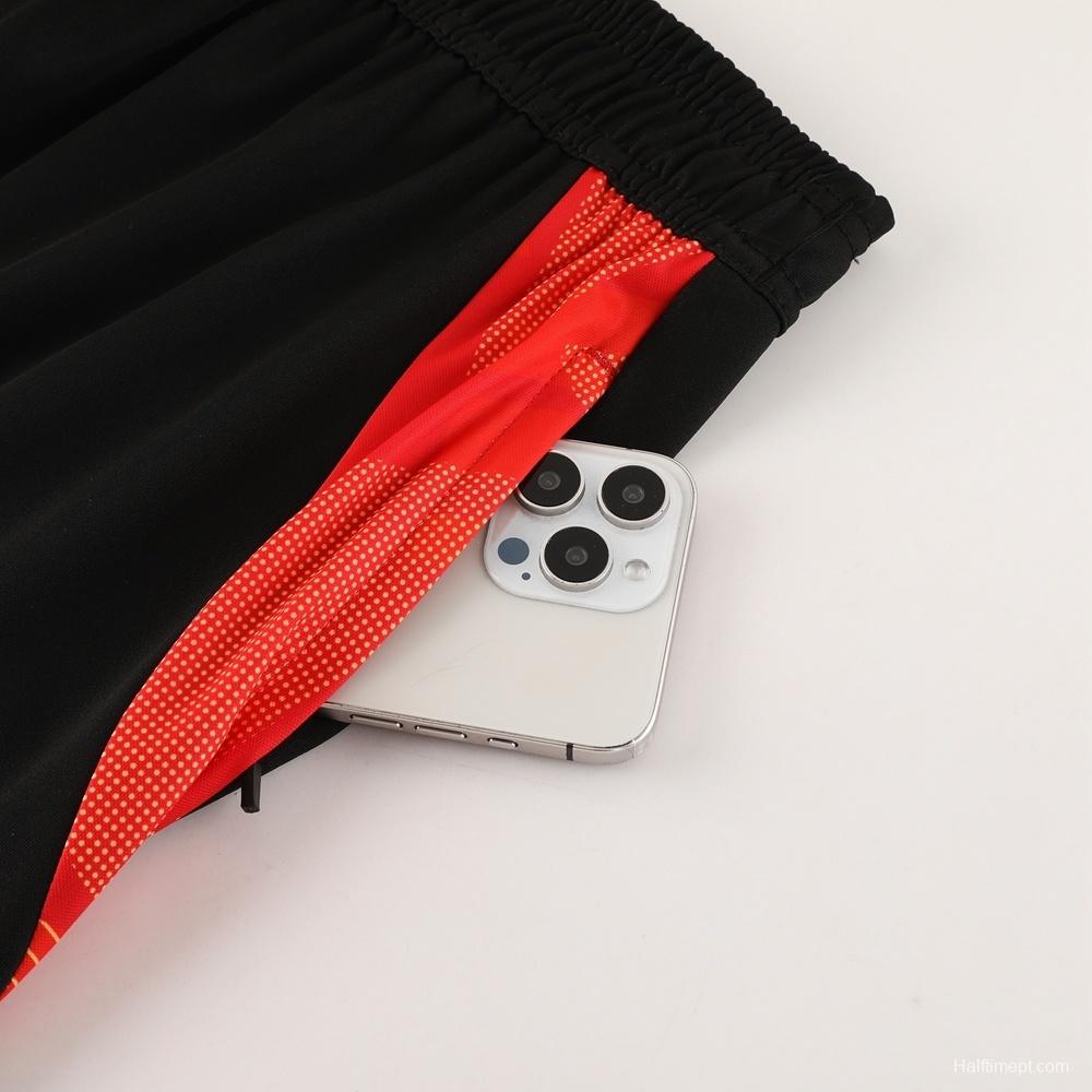 2025 Belgium Black Short Sleeve+Soccer Shorts