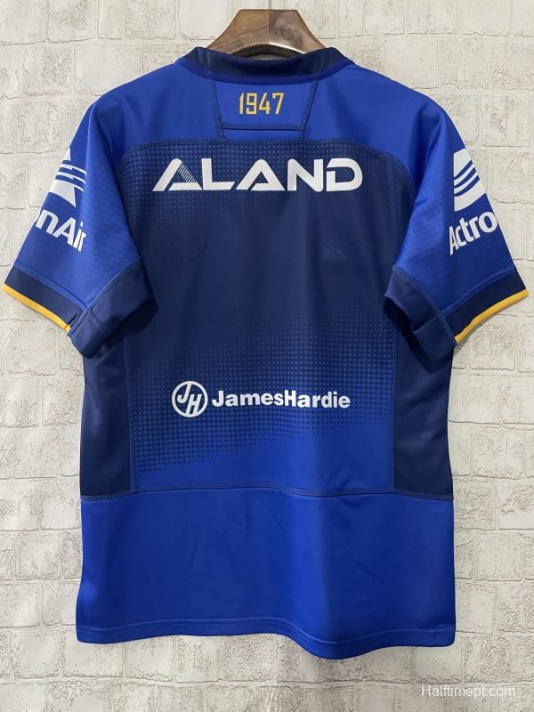 25/26 Parramatta Eels Blue with Gold Stripes Jersey