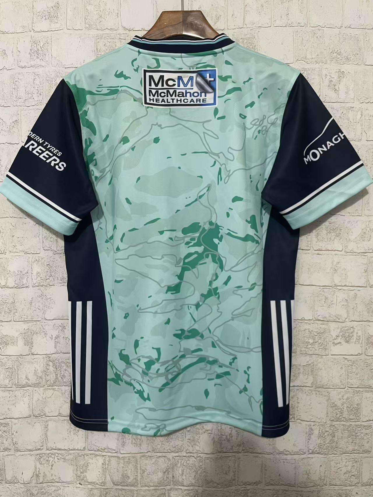 25/26 Fermanagh GAA Mint Green with Navy Trim Away Jersey