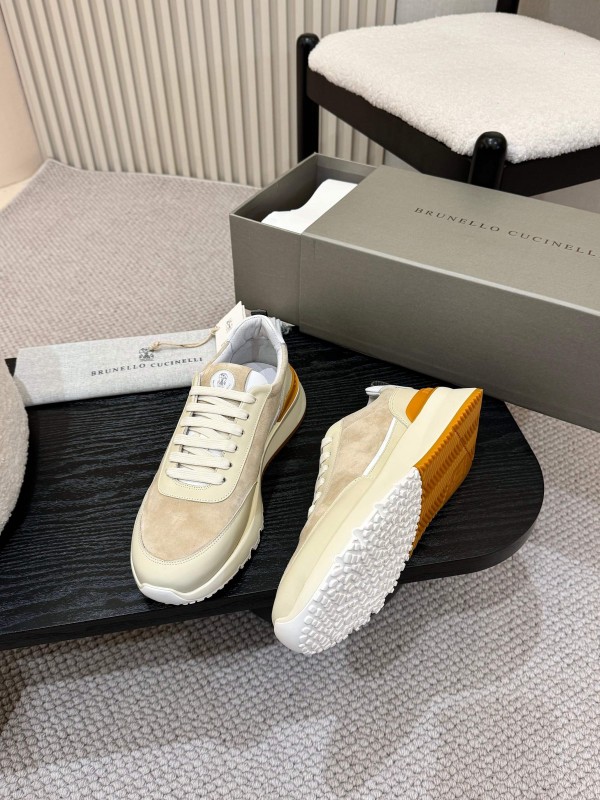Brunello Cucinelli Casual Sneakers with Seasonal Colors and Leather Lining - KFY00320
