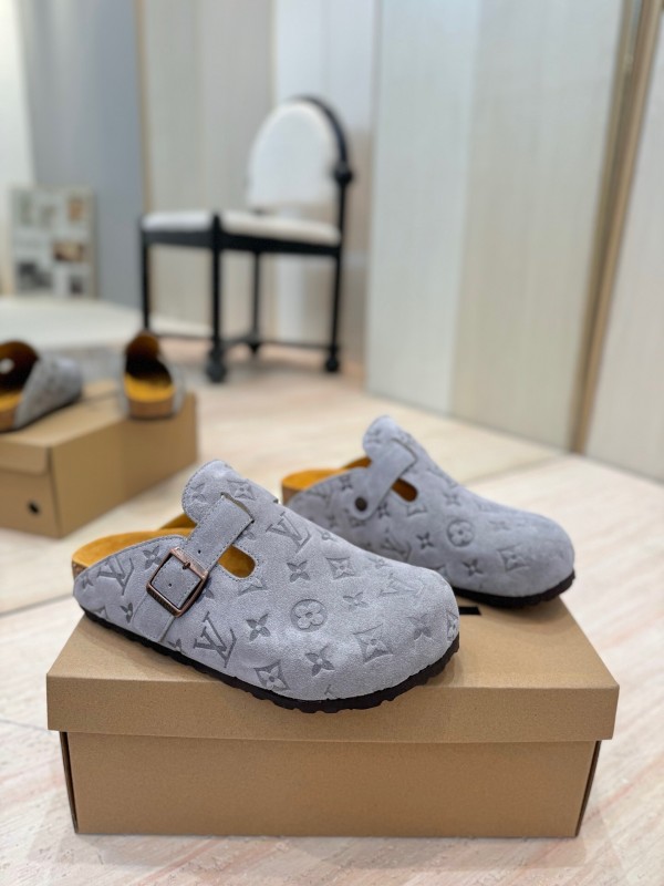 Louis Vuitton Louis Vuitton × BIRKENSTOCK Boston Soft Sole Mule Slippers - KFY00300
