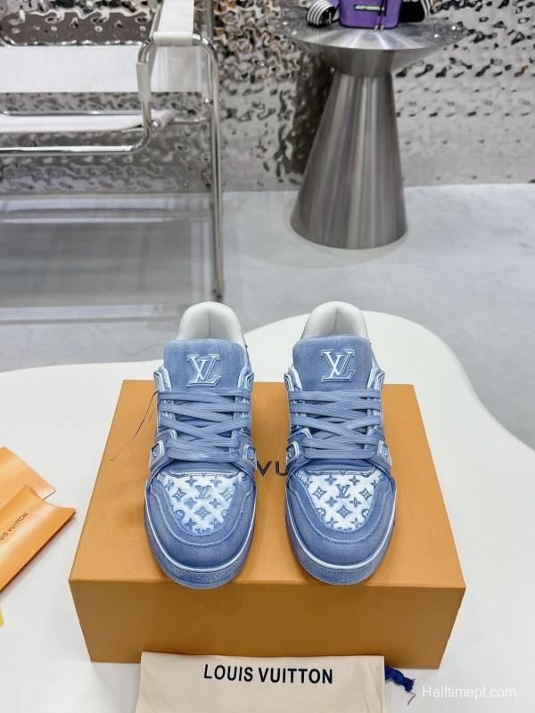 LV LV Trainer Basketball Series Washed Sneakers - LY00430