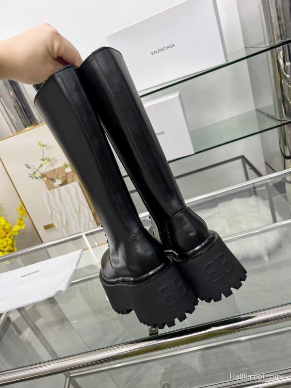 Balenciaga 2025/SS Thick Sole Ankle Boots Heavy Craftsmanship - LY00440