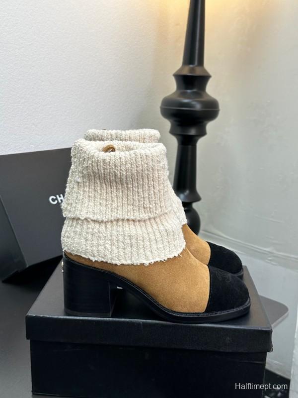 Chanel 2025 SS Short Boots Essential Fall Winter Item - LY00260