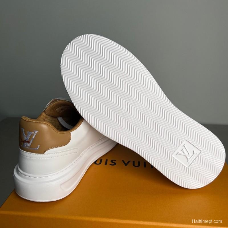 Louis Vuitton Beverly Hills Low-Top Fashion Sneakers Unisex Couple Style - YC