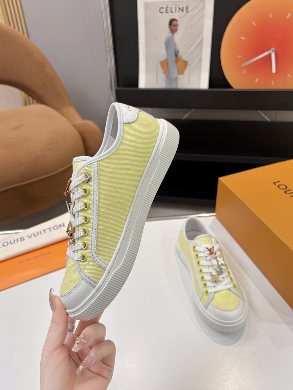 Louis Vuitton Lagoon Series Monogram Denim Sneakers - AS00300