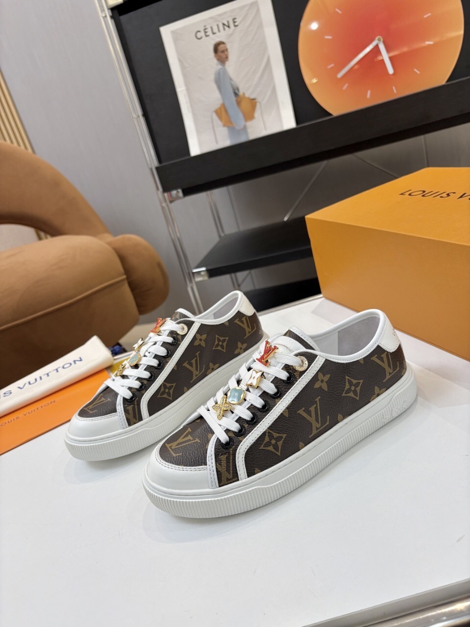 Louis Vuitton Lagoon Series Denim Sneakers with Buckle - AS00300