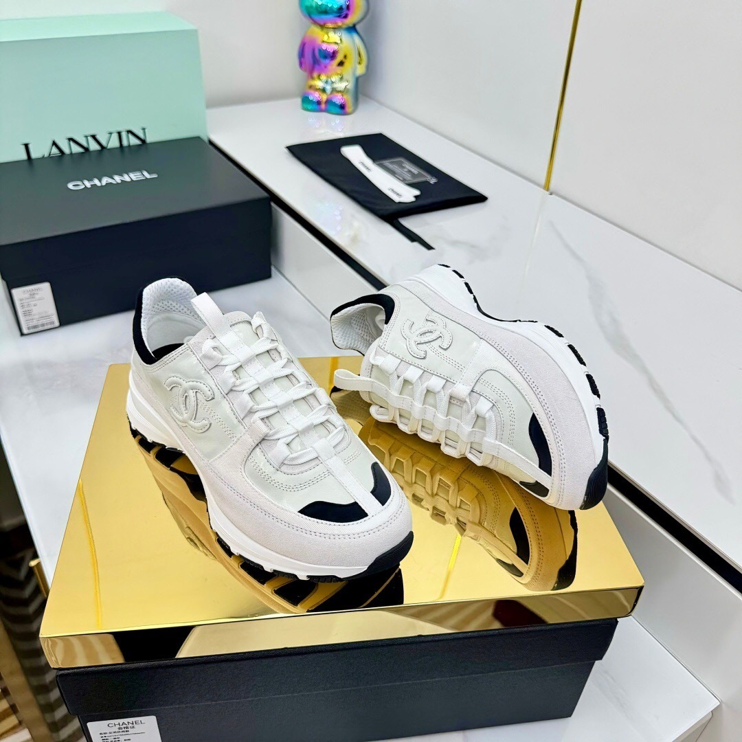 Chanel 2025 SS Thick Sole Casual Sneakers - LY00310