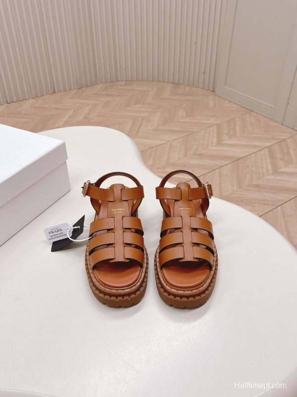 Prada Spring Summer 2025 Low-Top Sandals Roman Platform - LY00290