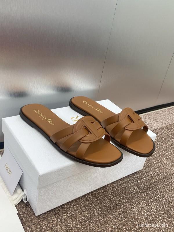 Dior D-Club Jelly Color Hollow Layered Cross Strap Women Sandals - KFY00280