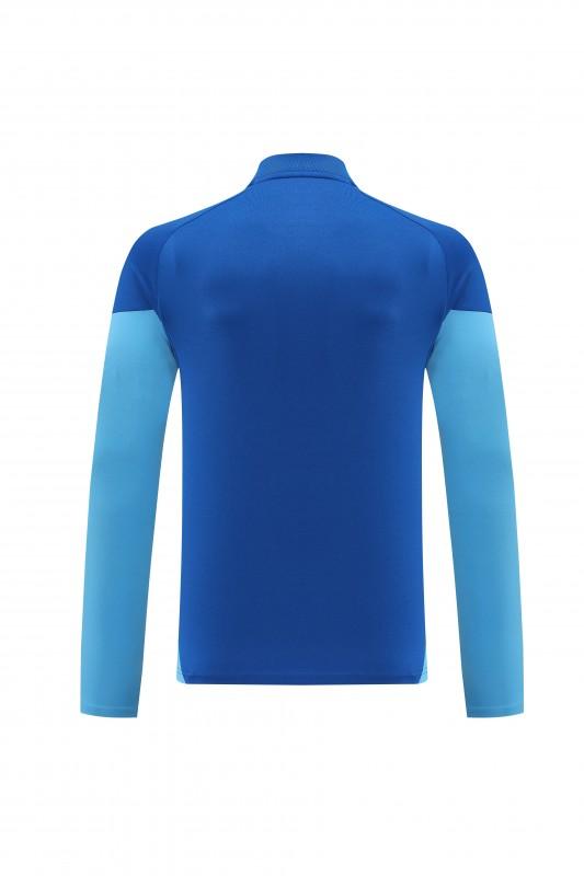 25/26  Adidas Royal Blue/Sky Blue Full zipper Jacket Tracksuit+ long pants