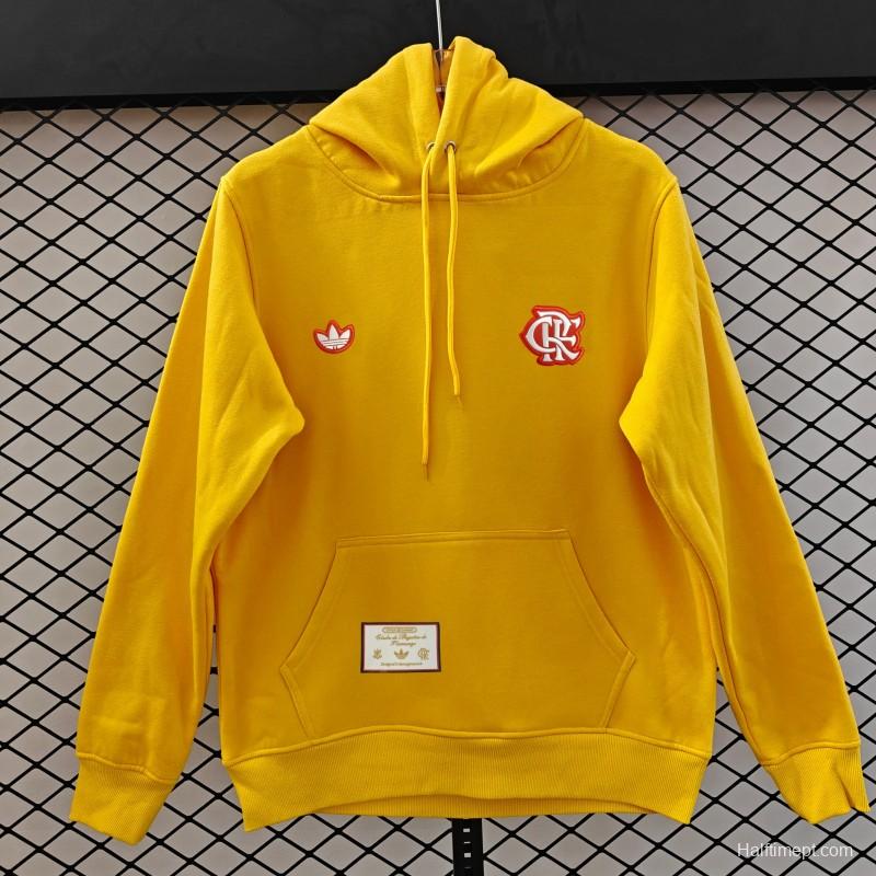 25/26 Flamengo Retro Embroidered Logo Hoodie 9 Colors