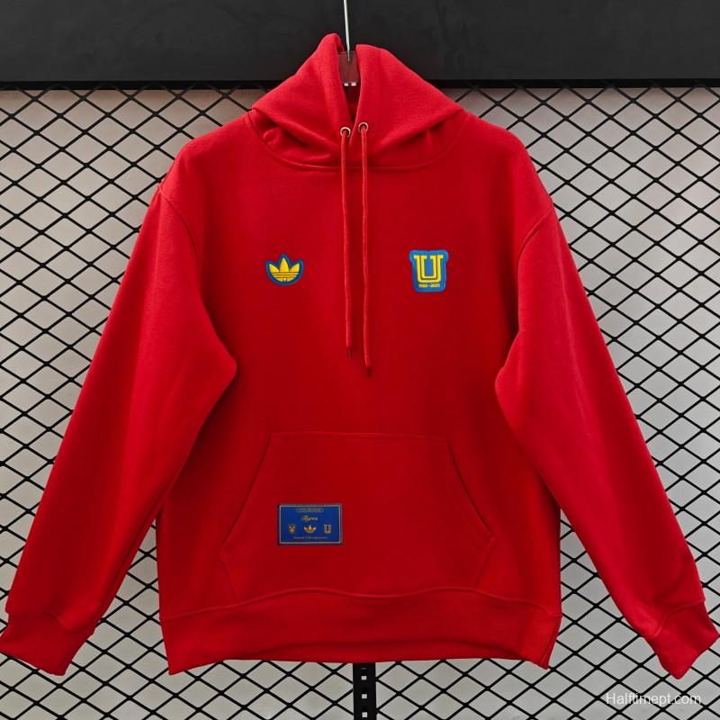 25/26 Tigres UANL Embroidered Logo Hoodie 9 Colors