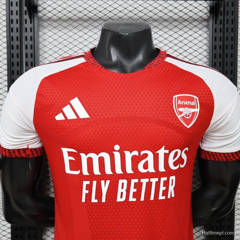 Player Version 26/27 Arsenal Red & White  Home Jersey