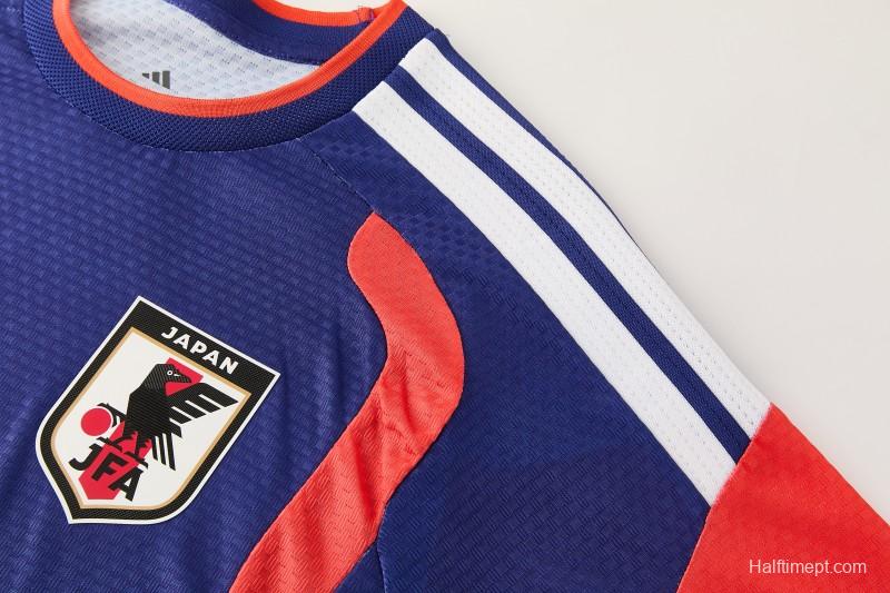 26/27 Japan  Blue  Short Sleeve+Soccer Shorts